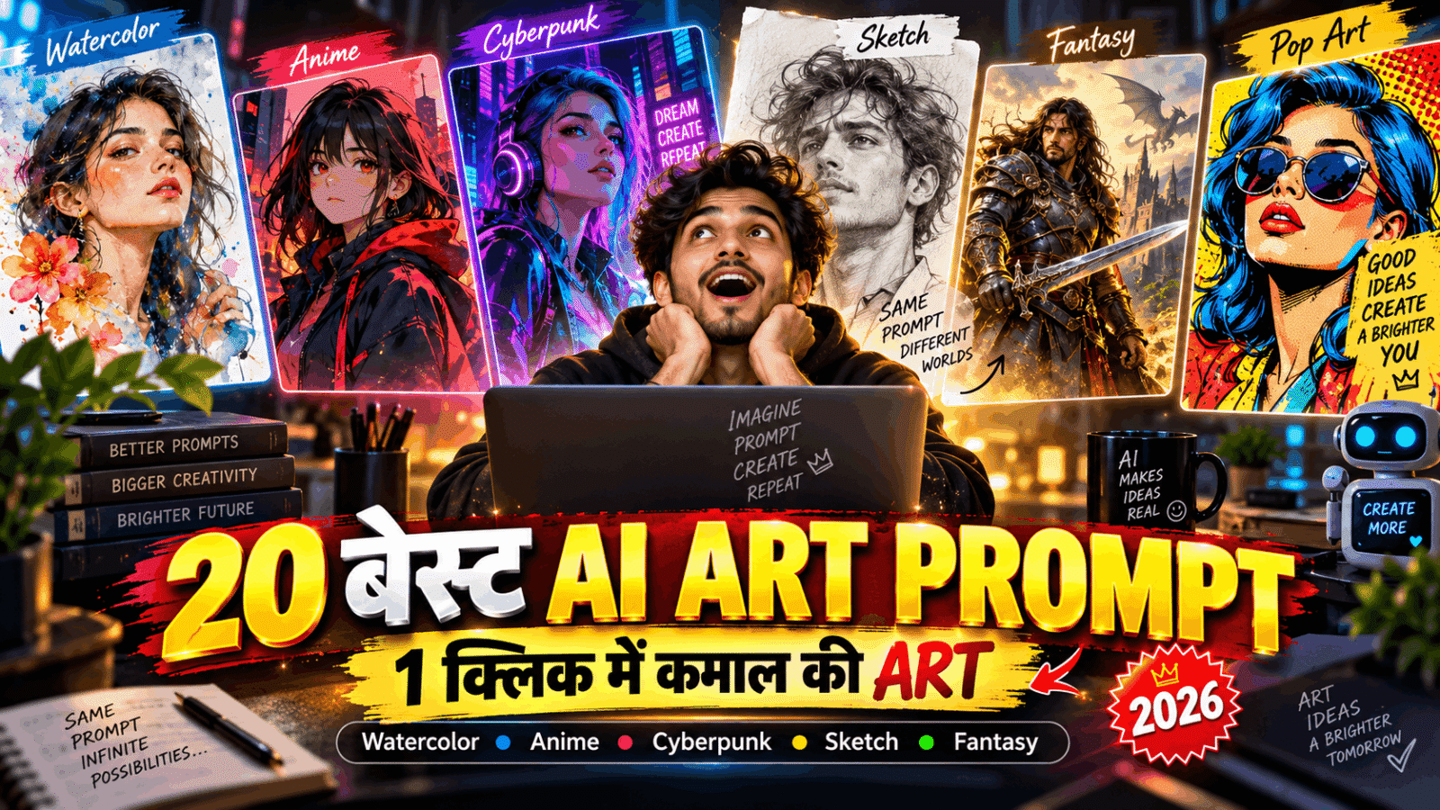 AI Art Prompts for 2026